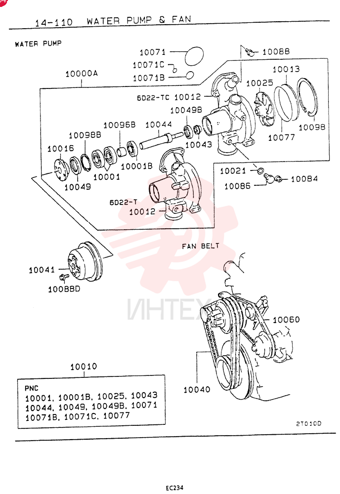 WATER PUMP VAME157543 (2)