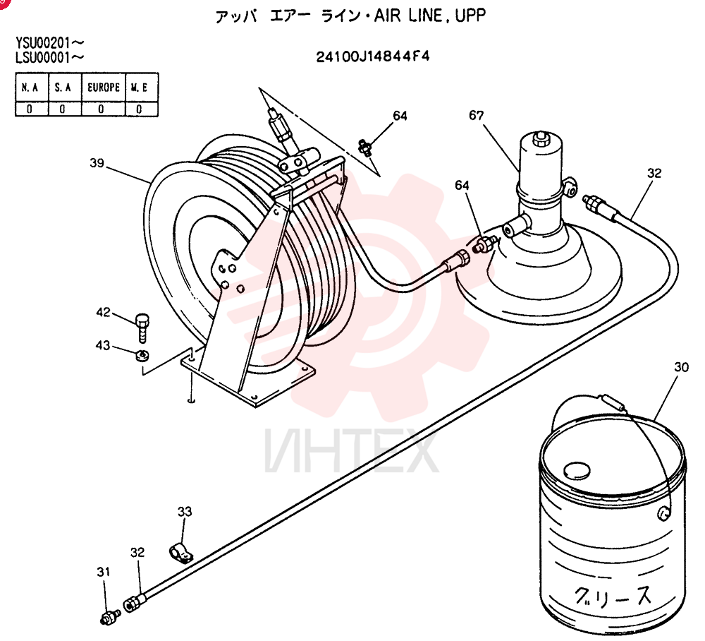 AIR LINE, UPP 24100J14844F4