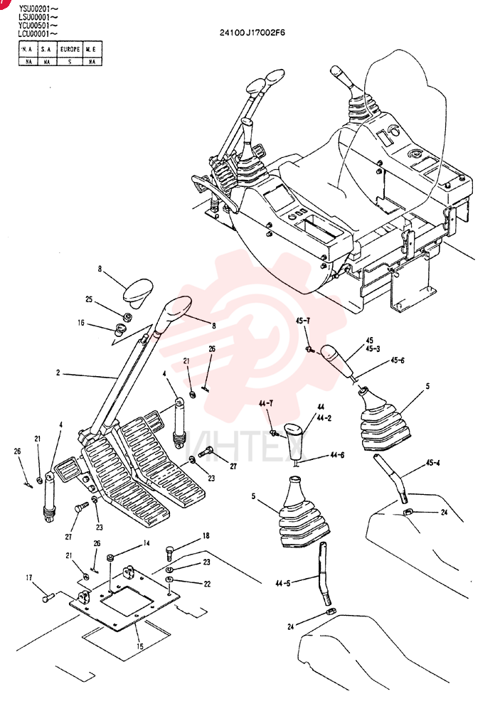 CONTROLS, OPERATORS 24100J17002F6 (2)