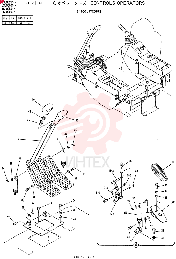 CONTROLS, OPERATORS 24100J17208F2 (2)