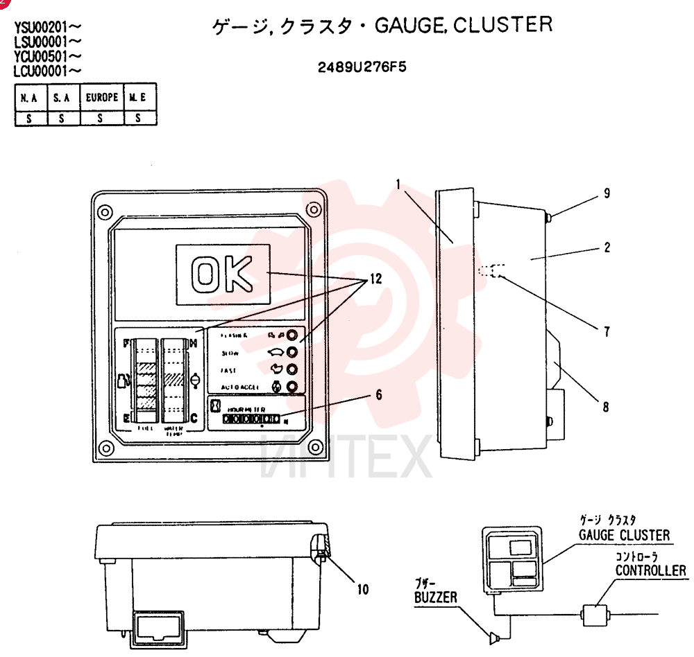 GAUGE 2489U276F5