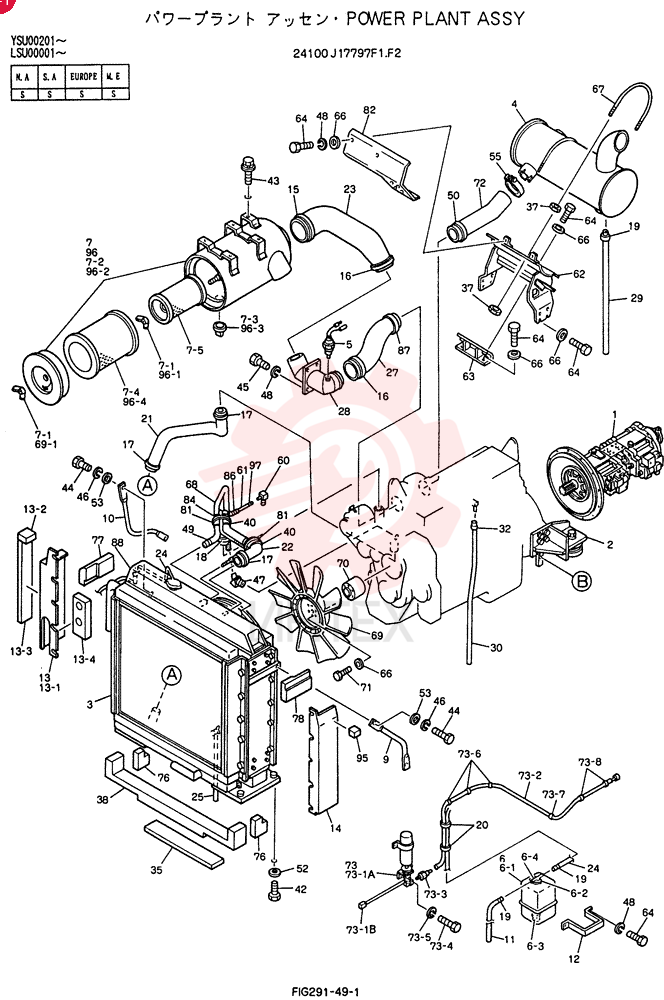 POWER PLANT ASSY 24100J17797F1 (1)