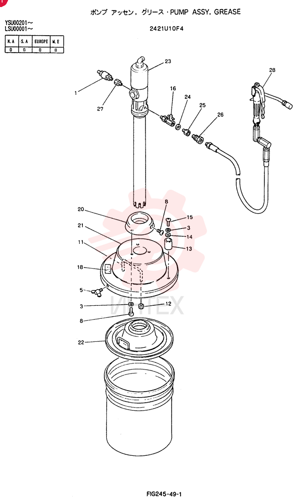 PUMP 2421U10F4