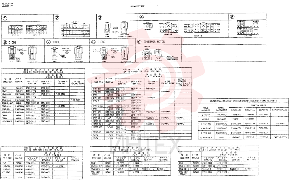 WIRING ASSY, ELEC 24100J17771F1 (2)