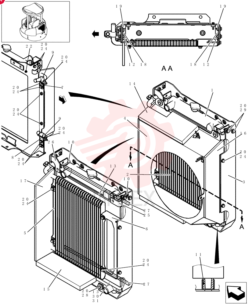 RADIATOR PH05P00023F1