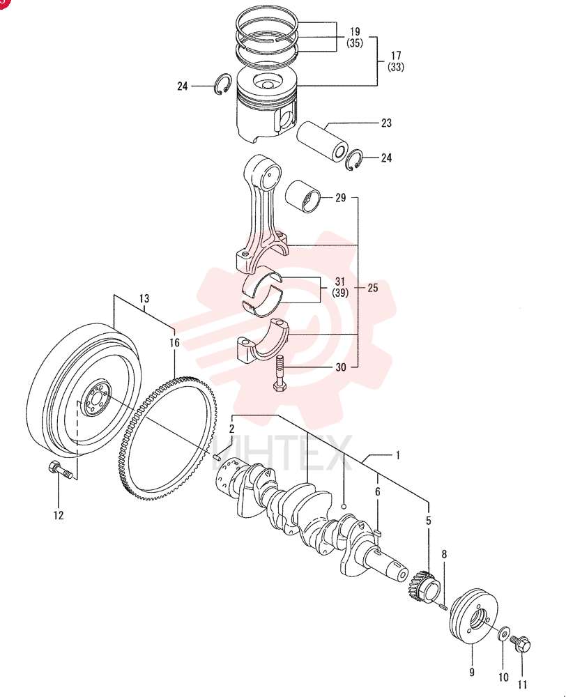 SET OF PARTS 72284641