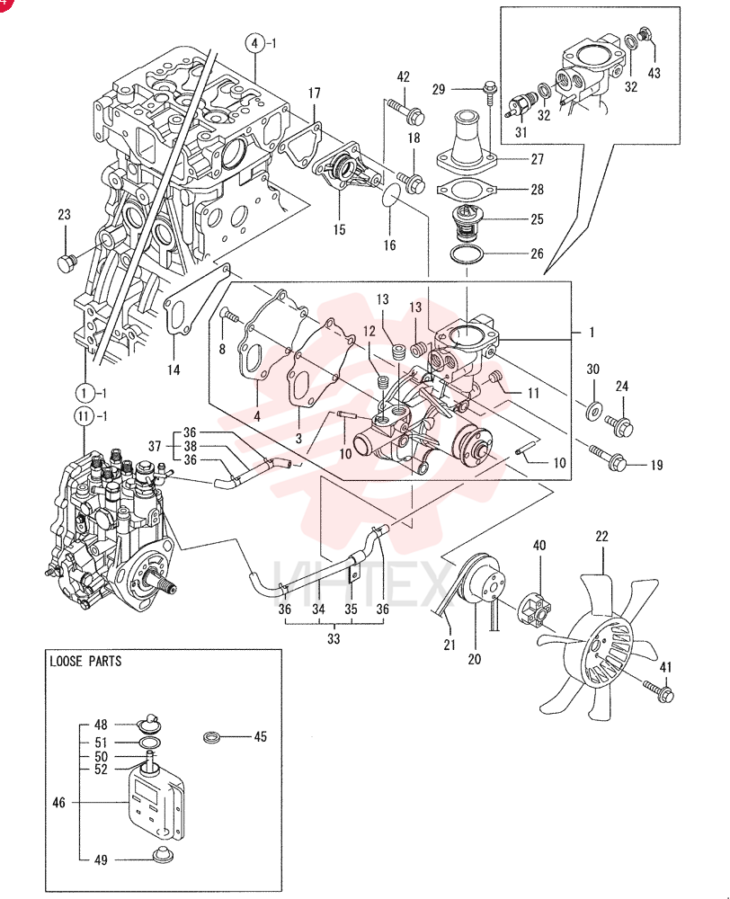 SET OF PARTS 72284651