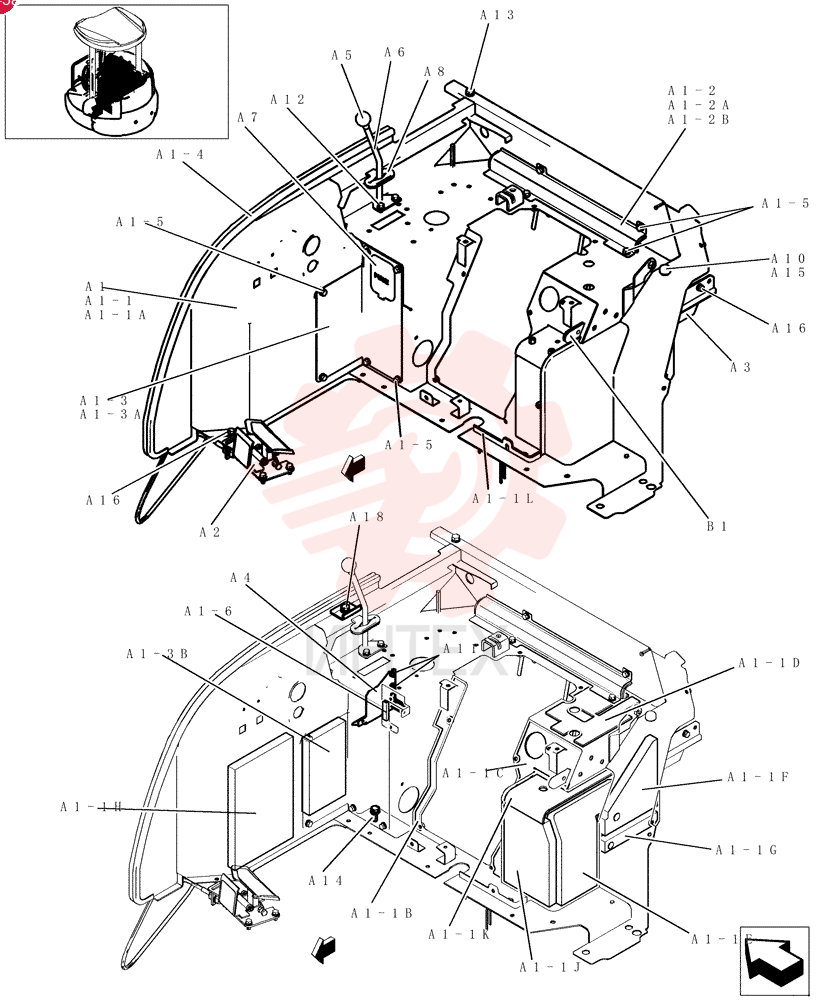 SET OF PARTS 72283798