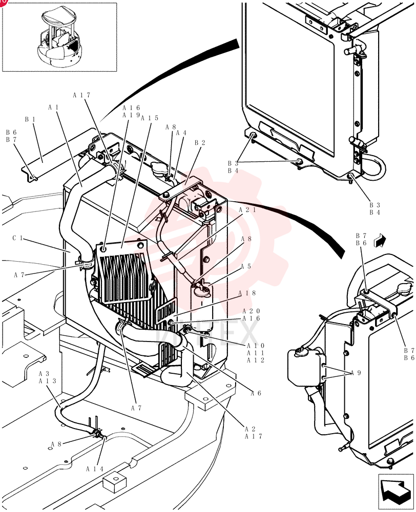 SET OF PARTS 72283485