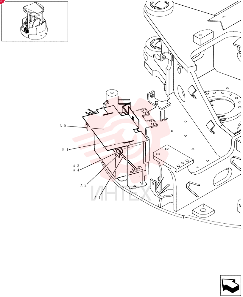 SET OF PARTS 72284150