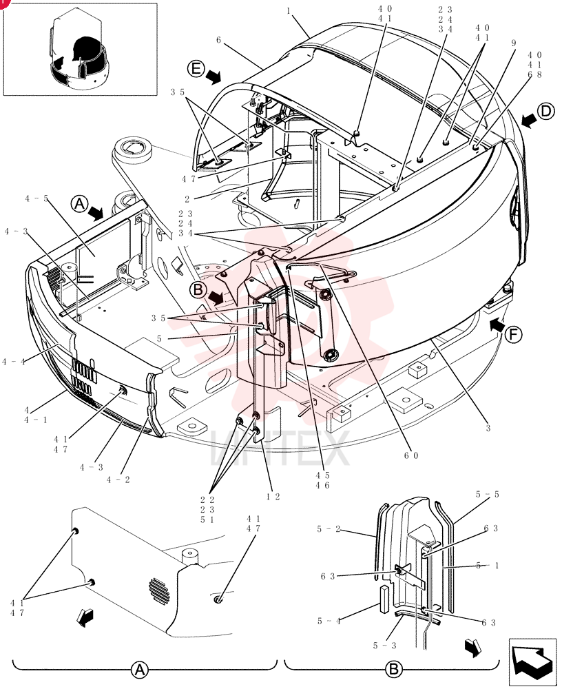 SET OF PARTS 72284141