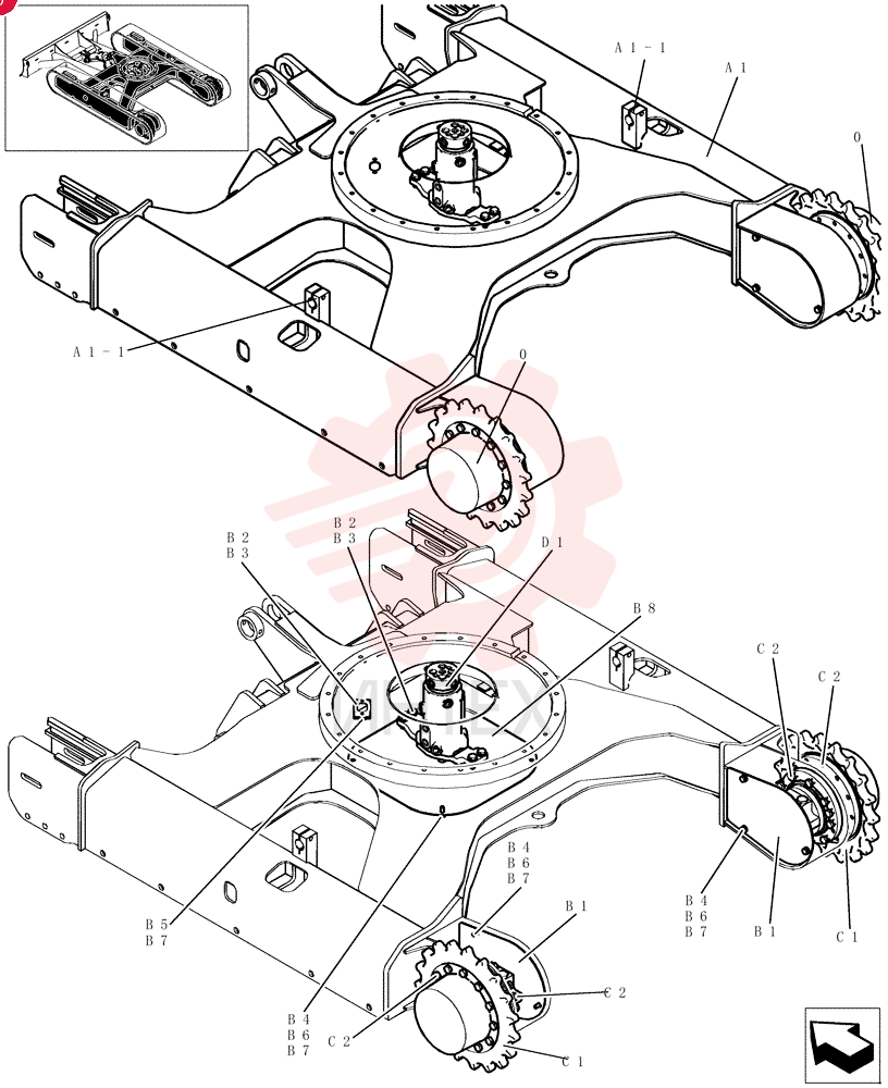 SET OF PARTS 72284188