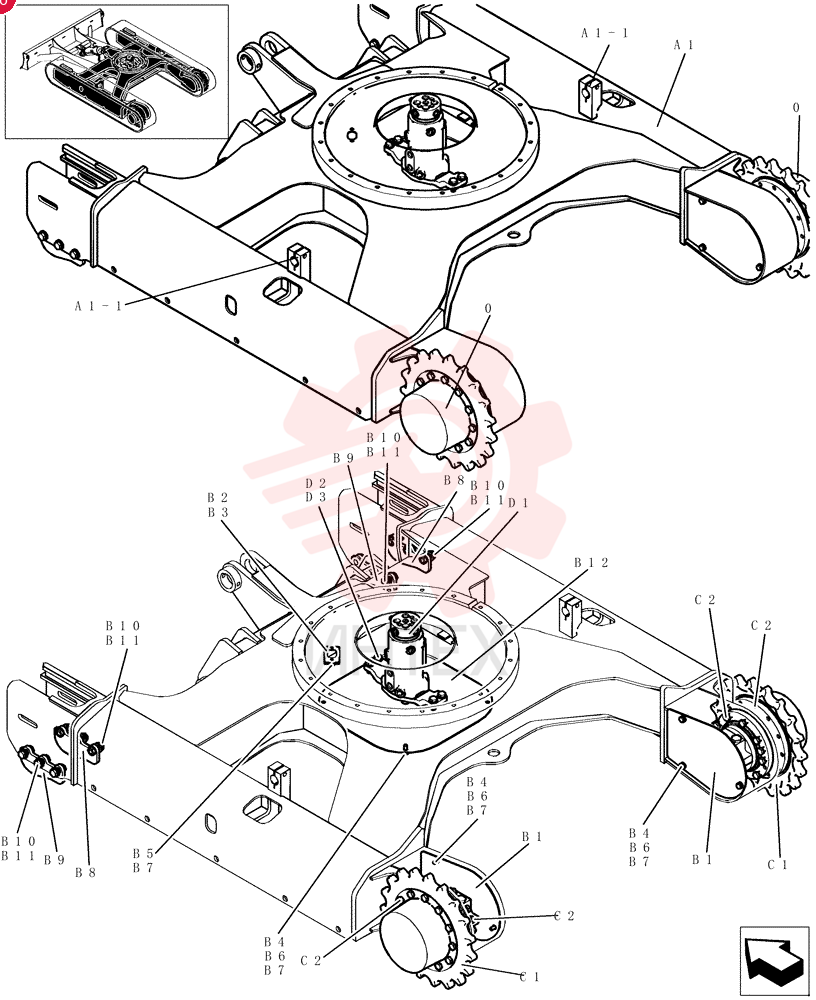 SET OF PARTS 72284212