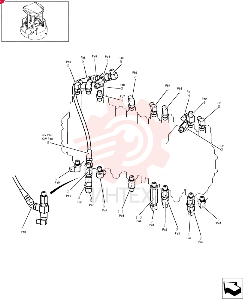 SET OF PARTS 72285207