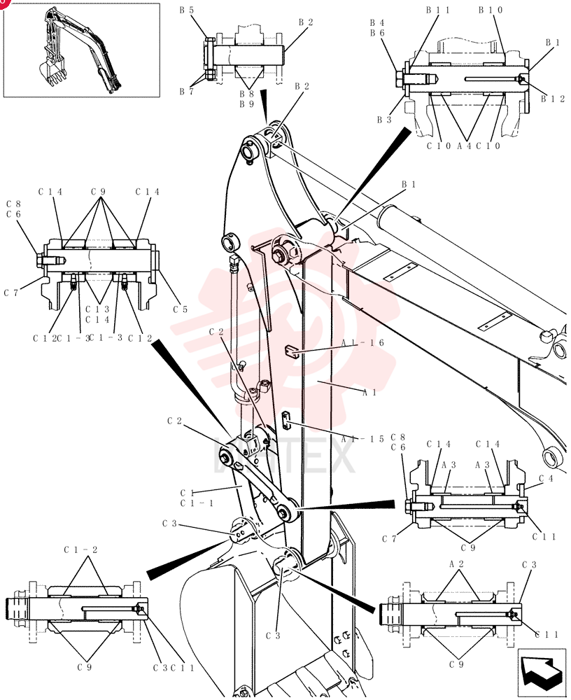SET OF PARTS 72284415