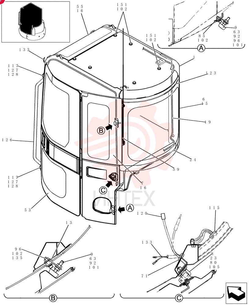 SET OF PARTS 72285279