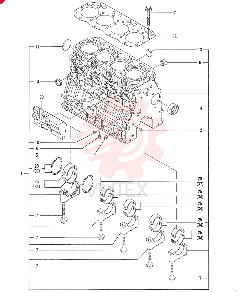 SET OF PARTS 72284213