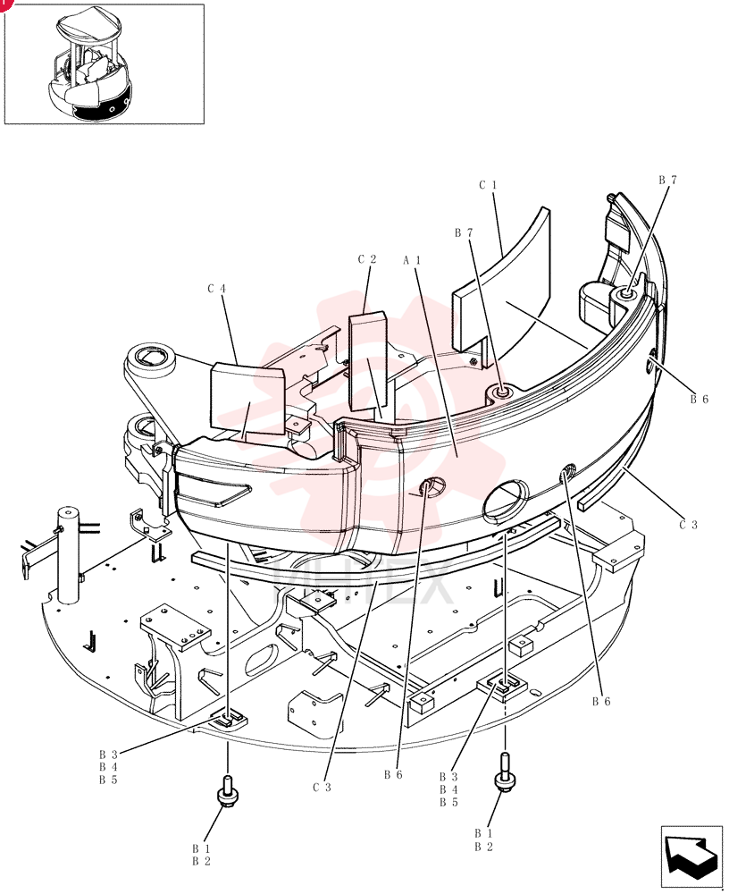 SET OF PARTS 72283463