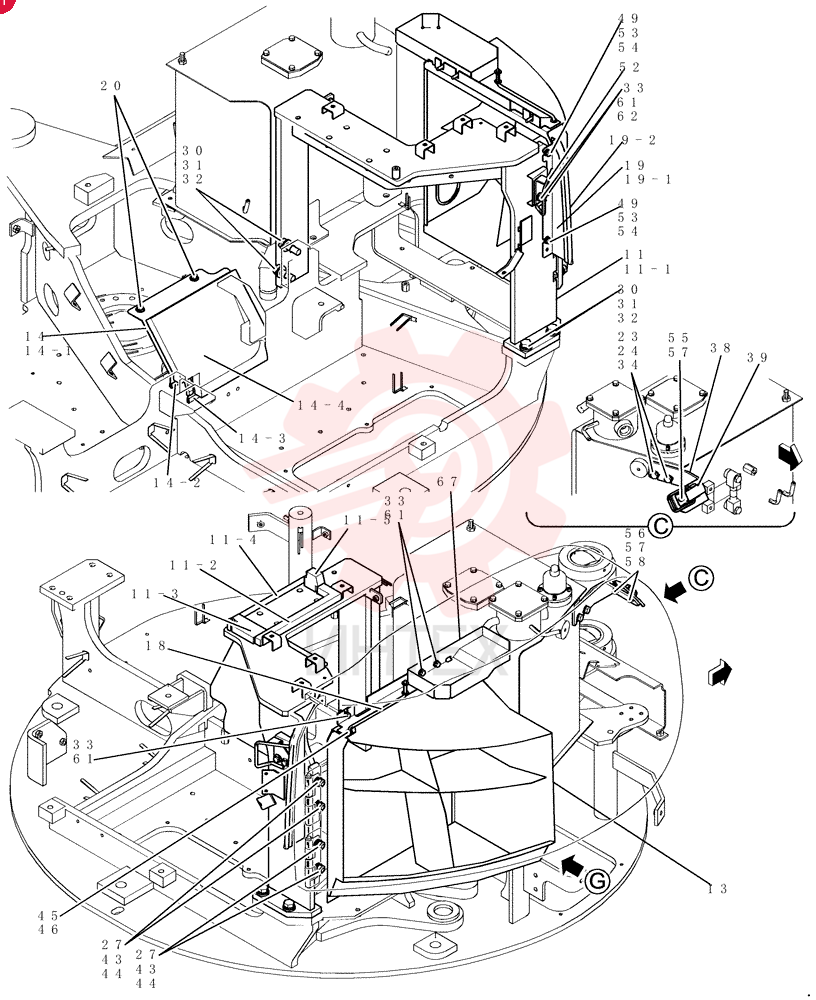 SUPPORT ASSY. PH21C01484F1 (1)