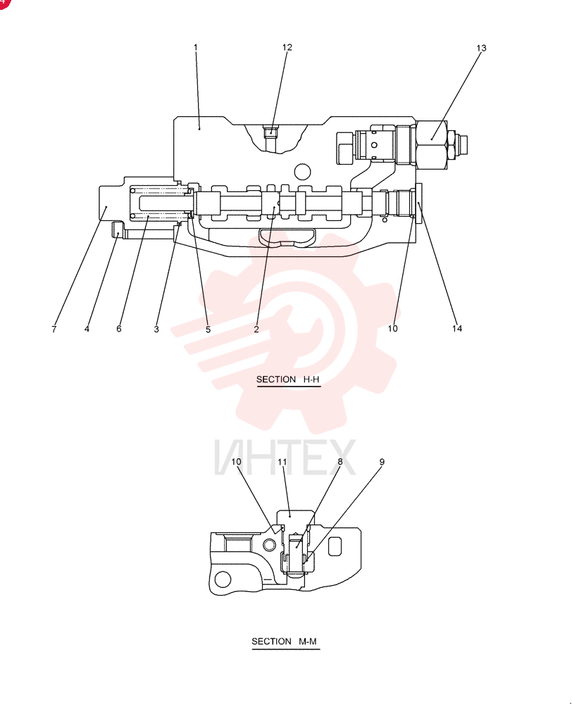 VALVE SECTION PY30V00043F1