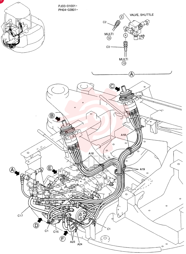 CONTROL LINES, REMOTE PH68H00005F1 (4)