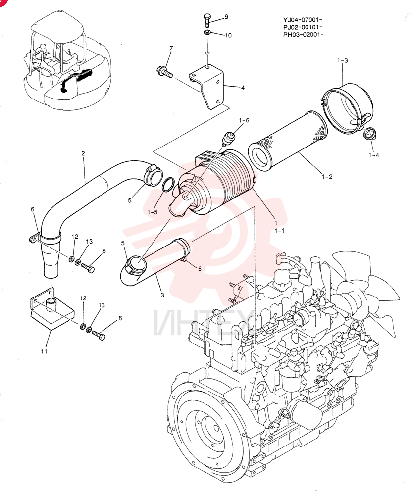 CLEANER ASSY, AIR PH11P00006F1