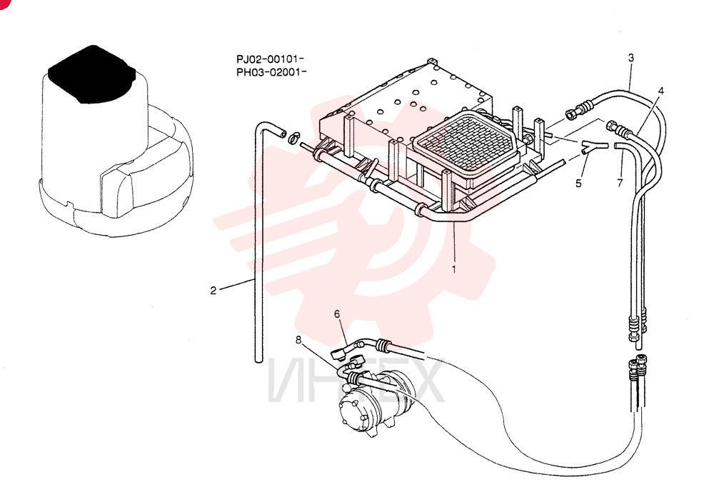 COOLER ASSY. PH20M00012F1