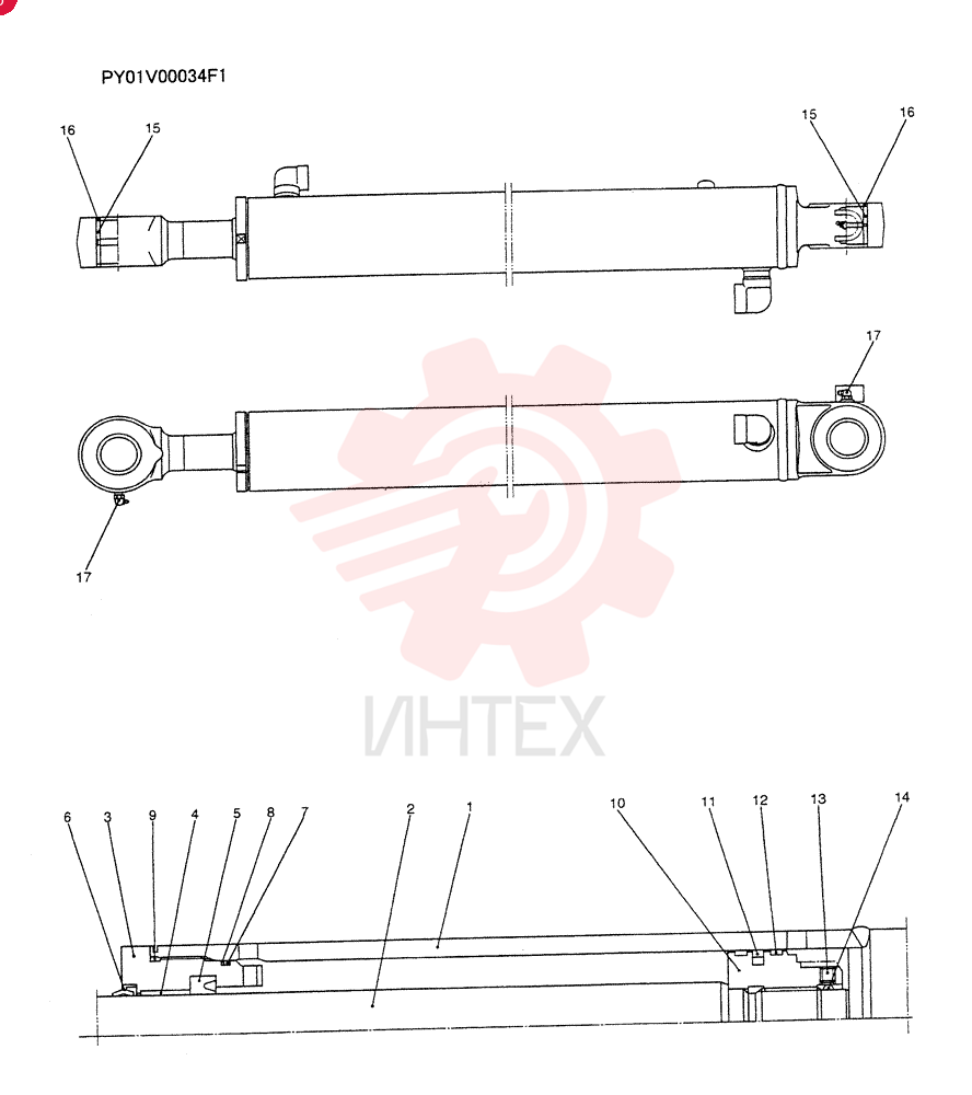 CYLINDER ASSY. PY01V00034F1