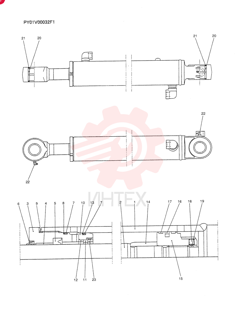 CYLINDER ASSY. PY01V00032F1