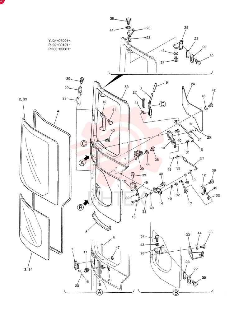DOOR ASSY. PH51C01003F2