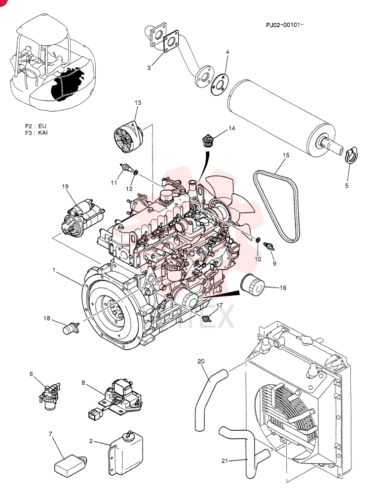ENGINE PY02P00010F2