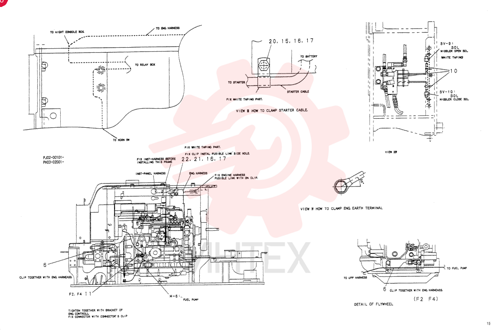 HARNESS ASSY,UPP (CANOPY) PH13E00010F1 (3)