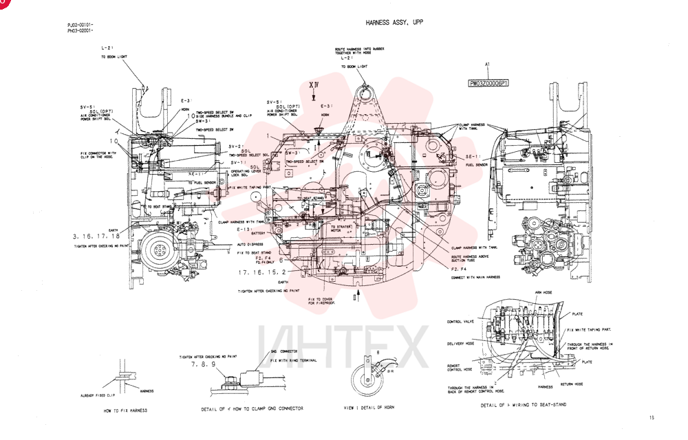HARNESS ASSY,UPP (CANOPY) PH13E00010F1 (4)