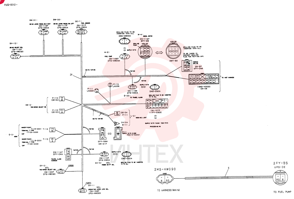 HARNESS ASSY, UPP (CANOPY) PH13E00010F7 (2)