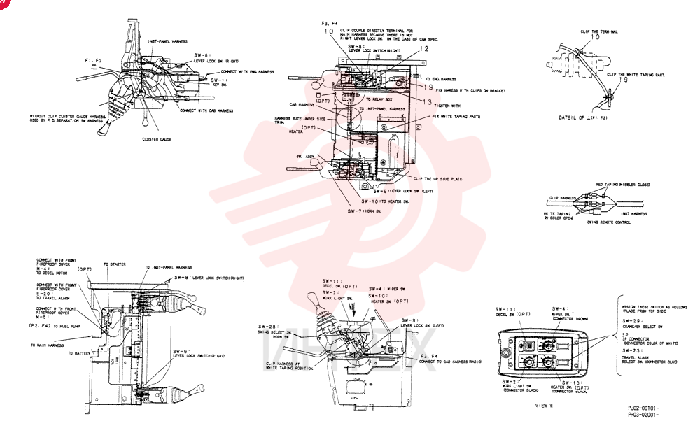 HARNESS ASSY,UPP (CANOPY) PH13E00010F1 (1)