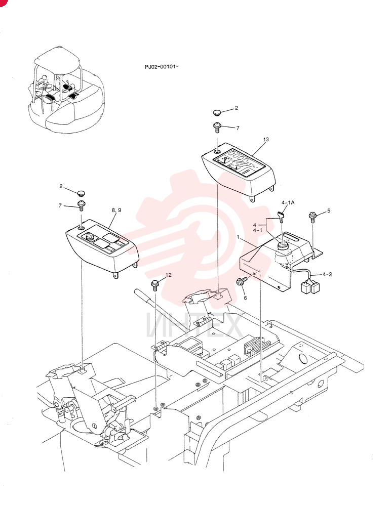 PANEL ASSY, INSTRUMENT (STD) PY17M00012F5