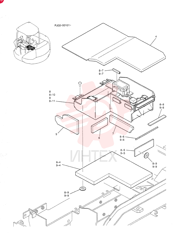RELAY BOX ASSY (CANOPY) PY24E00009F4