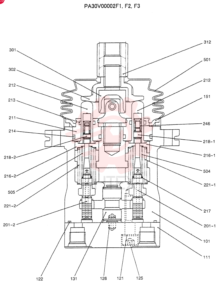 VALVE ASSY, PILOT PA30V00002F1-F3 (2)