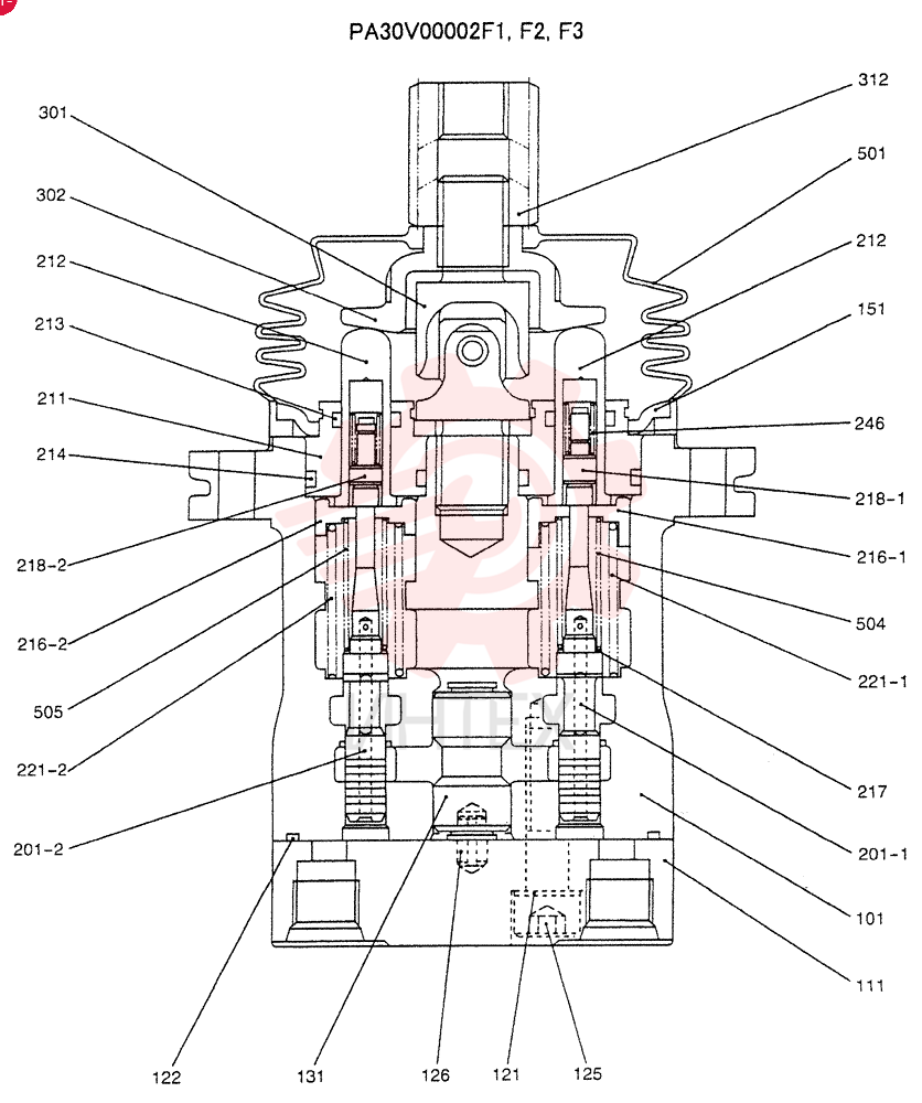 VALVE ASSY, PILOT PA30V00002F1-F3 (1)