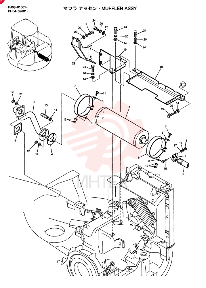 MUFFLER PY12P00005F1