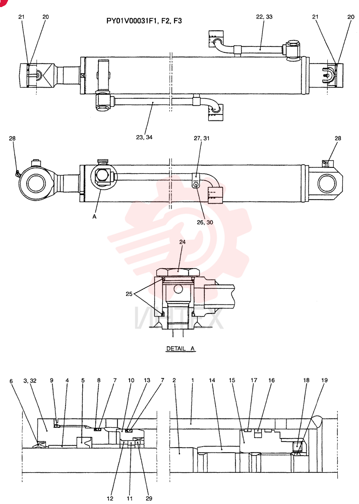 CYLINDER ASSY. PY01V00031F1