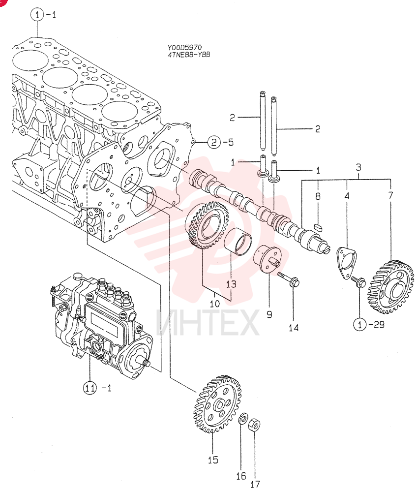 CAMSHAFT & DRIVING GEAR
