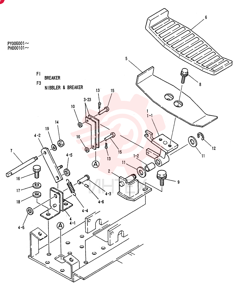 CONTROL ASSY, EXTRA(BREAKER)