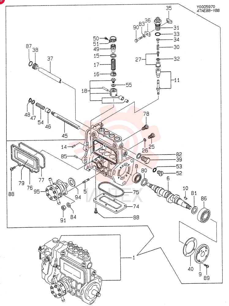 FUEL INJECTION PUMP VV72916951380