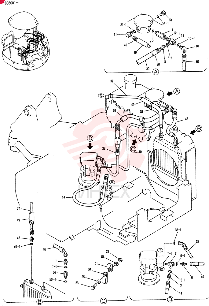 HYD LINES, UPP PY32H00001F1