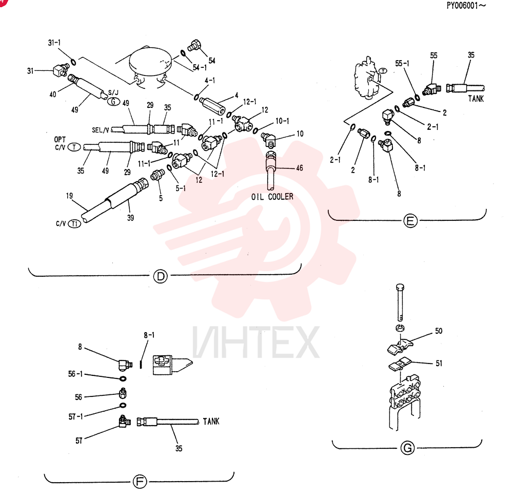 HYD LINES,UPP PY32H00001F3 (2)
