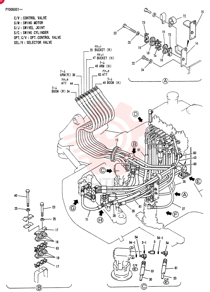 HYD LINES, UPP PY03H00003F3 (1)