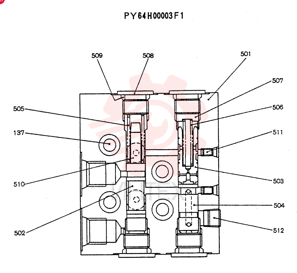 HYDRAULIC VALVE PY64H00003F1