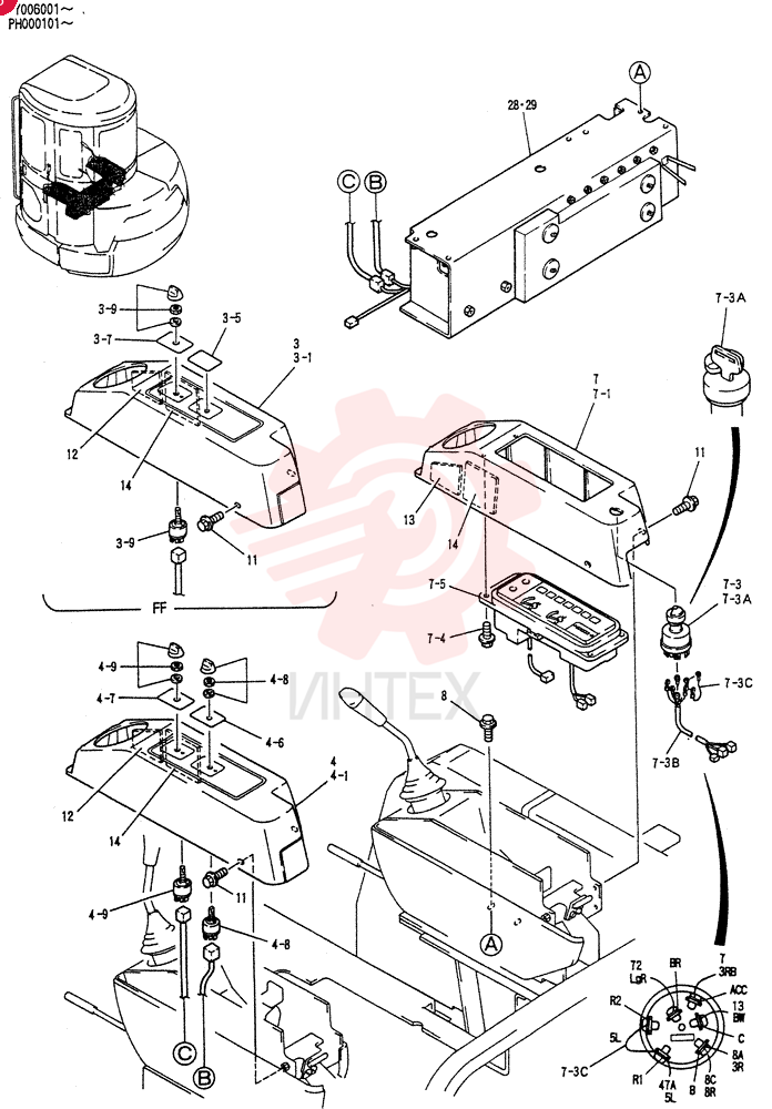 PANEL ASSY, INSTRUMENT (DECEL,WIPER) PH17M00005FF