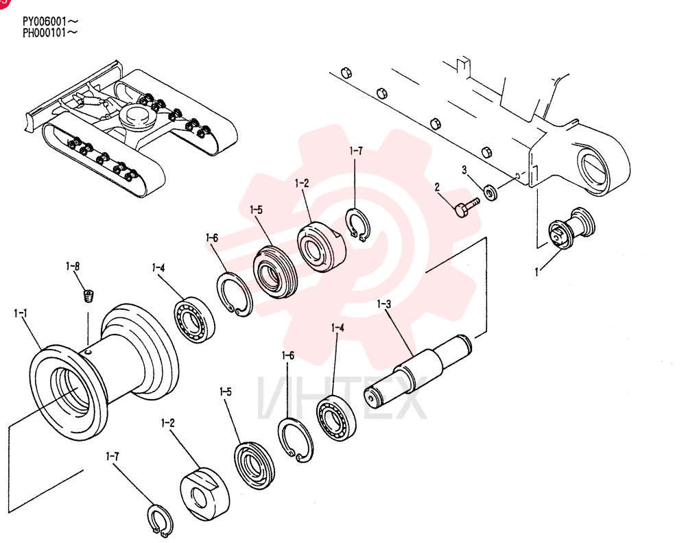TRACK ROLLER PH64D00006F1